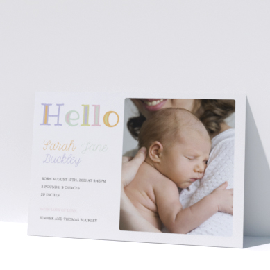 Related Product: Birth Announcements Related Product: Printed Birth Announcements