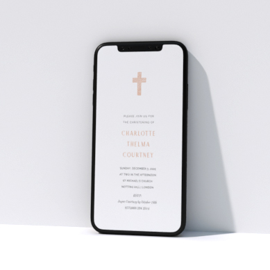 Related Product: Christening Invitations for WhatsApp Related Product: Digital Christening Invitations for WhatsApp